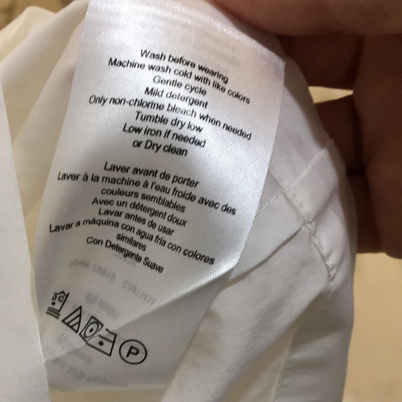 A pea in the pod Blouse white color Sz M NWOT - Picture 7 of 7